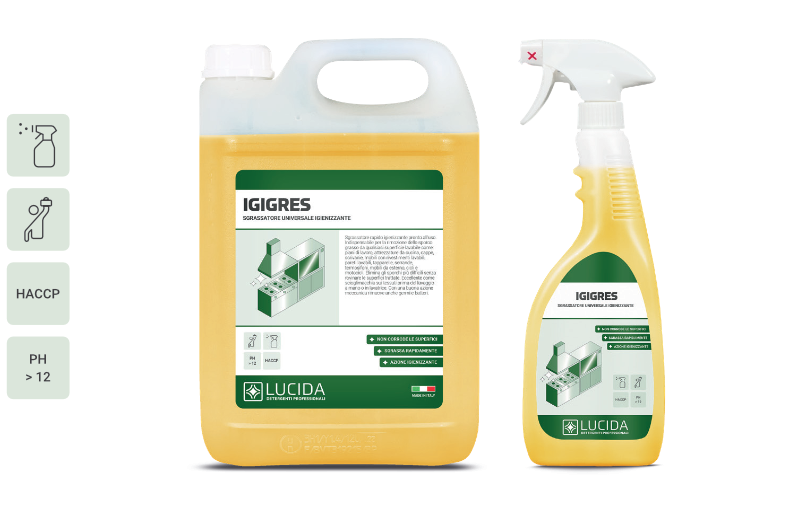 IGIGRES sgrassatore universale igienizzante